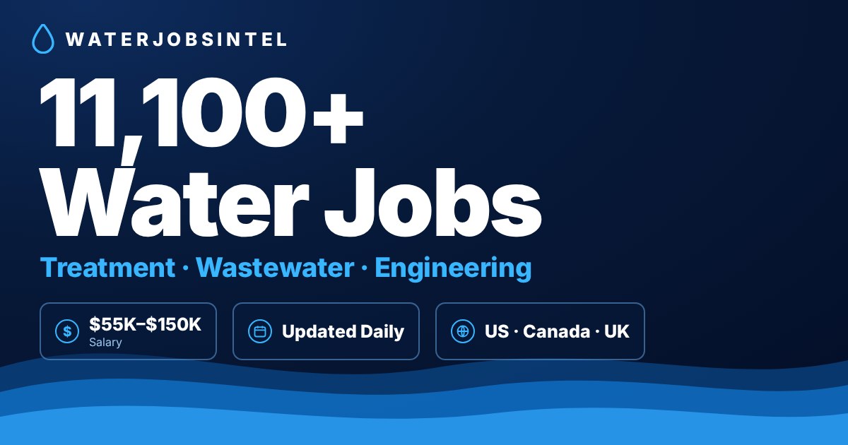 Use this handy tool...Water Industry Salary CalculatorEstimate your earning potential based on role, location, experience & certificationshttps:...